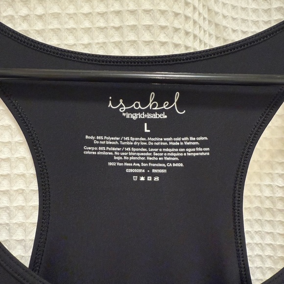 Black Athletic Tennis Dress w/ Shorts - size L NWOT - Picture 2 of 5